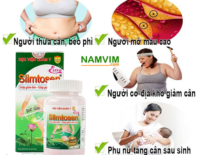Vien Uong Giam Can Slimtosen Extra Hvqy Chuan