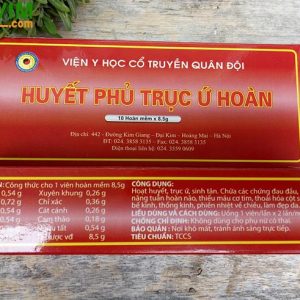Thanh Phan Cong Dung Lieu Dung Va Cach Dung Huyet Phu Truc U Hoan Vien Y Hoc Co Truyen Quan Doi