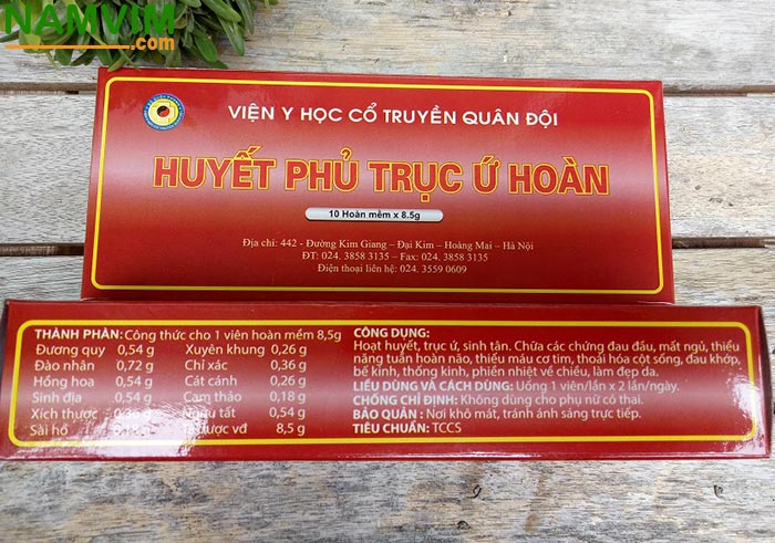 Thanh Phan Cong Dung Lieu Dung Va Cach Dung Huyet Phu Truc U Hoan Vien Y Hoc Co Truyen Quan Doi