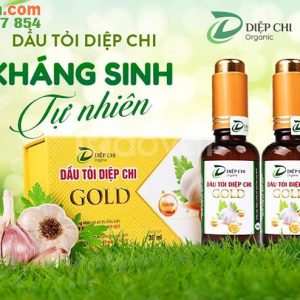 Tinh Dau Toi Diep Chi Gold Cung Cap Khang Sinh Tu Nhien Cho Co The