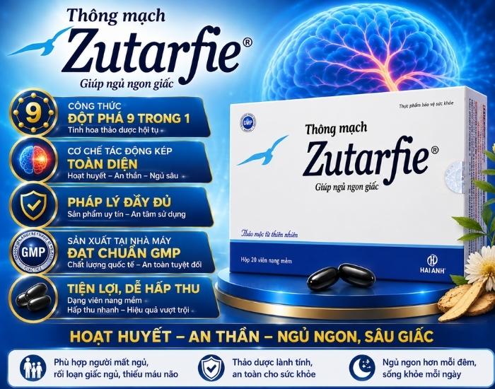 Ưu điểm vượt trội của Thông mạch Zutarfie